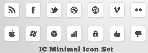 角丸のアイコンがかわいいシンプルなアイコンセット Ic Minimal Icon Set Web活メモ帳